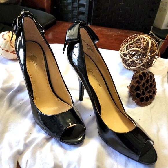 Black Heel Sandals - Picture 1 of 7